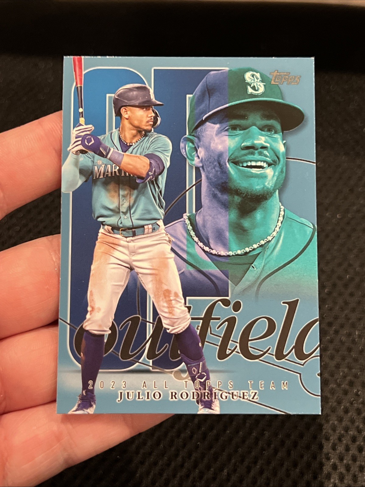 2023 All Topps Team Julio Rodriguez Blue SP Mariners #ATT-2 2024 Topps Series 1