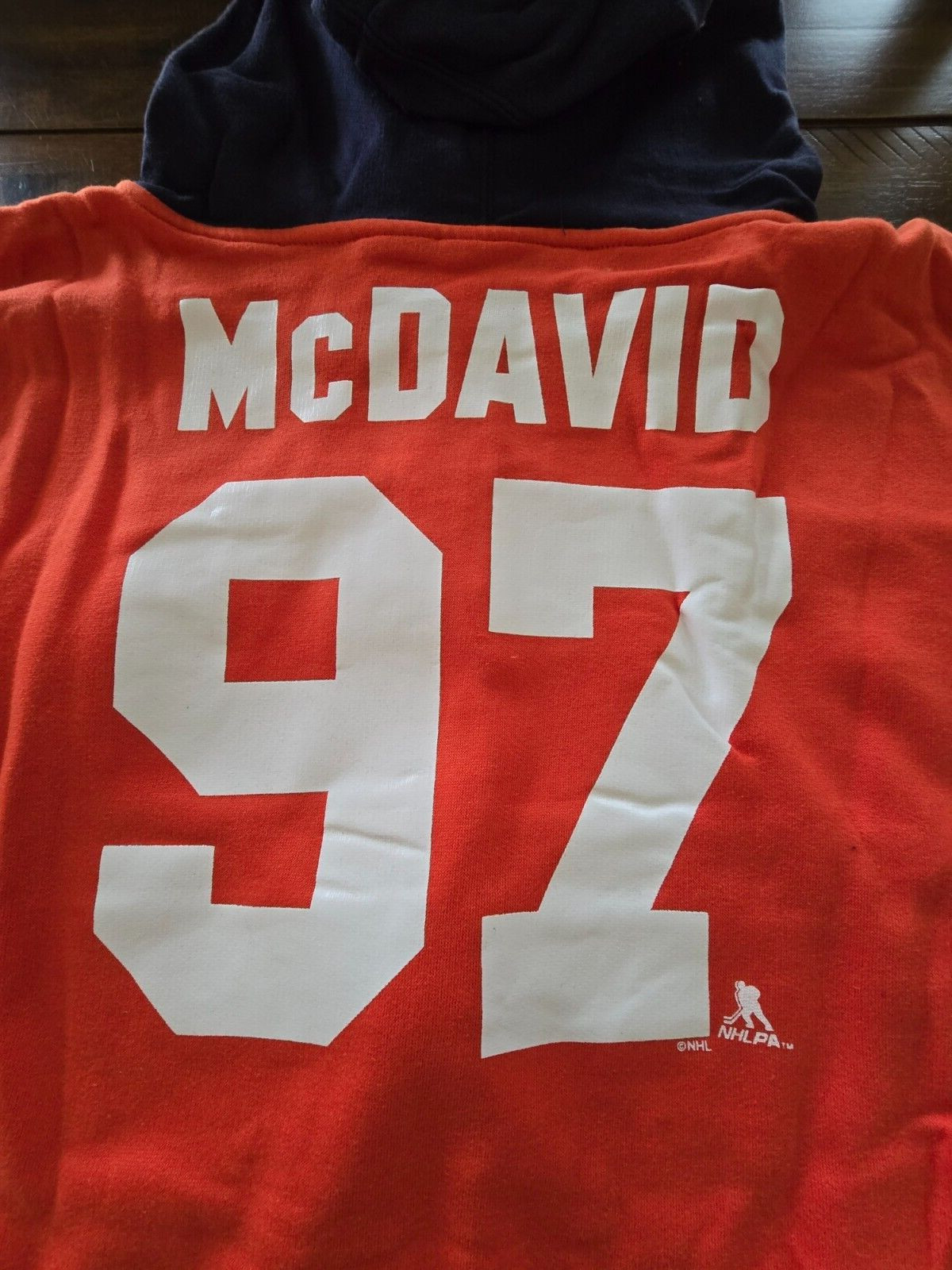 Connor McDavid Edmonton Oilers Fanatics Breakaway Full-Zip Hoodie Orange 5XL
