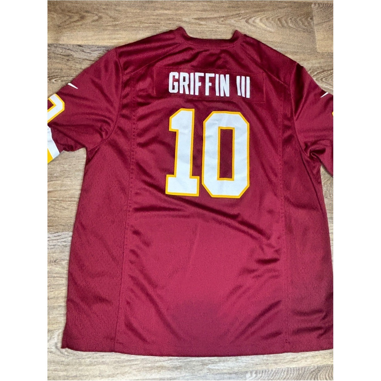 Nike Washington Redskins Robert Griffin III #10 NFL Jersey XL Burgundy History