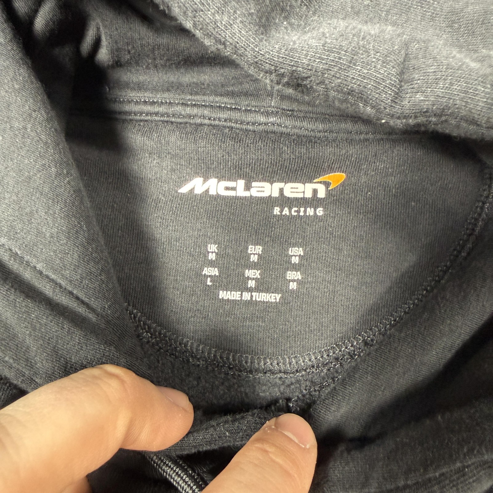McLaren Formula 1 Team Hoodie Sweatshirt Mens Medium F1 Castore Austin Texas