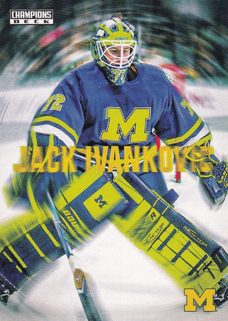 2025-26 Michigan Wolverines Hockey Champions Deck Pick A Card Hage Horcoff