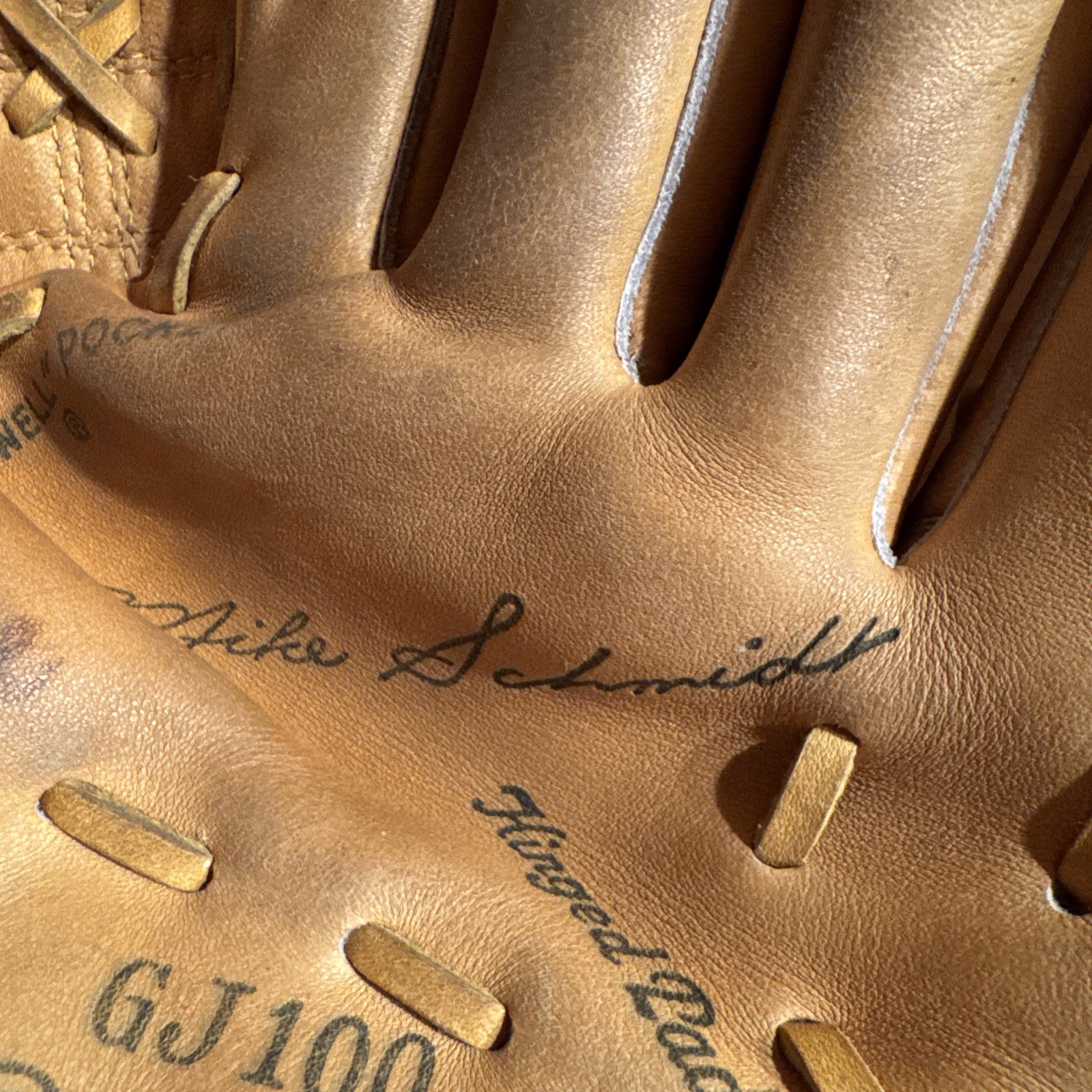 Mike Schmidt Signed Rawlings Baseball Glove Vintage Autograph