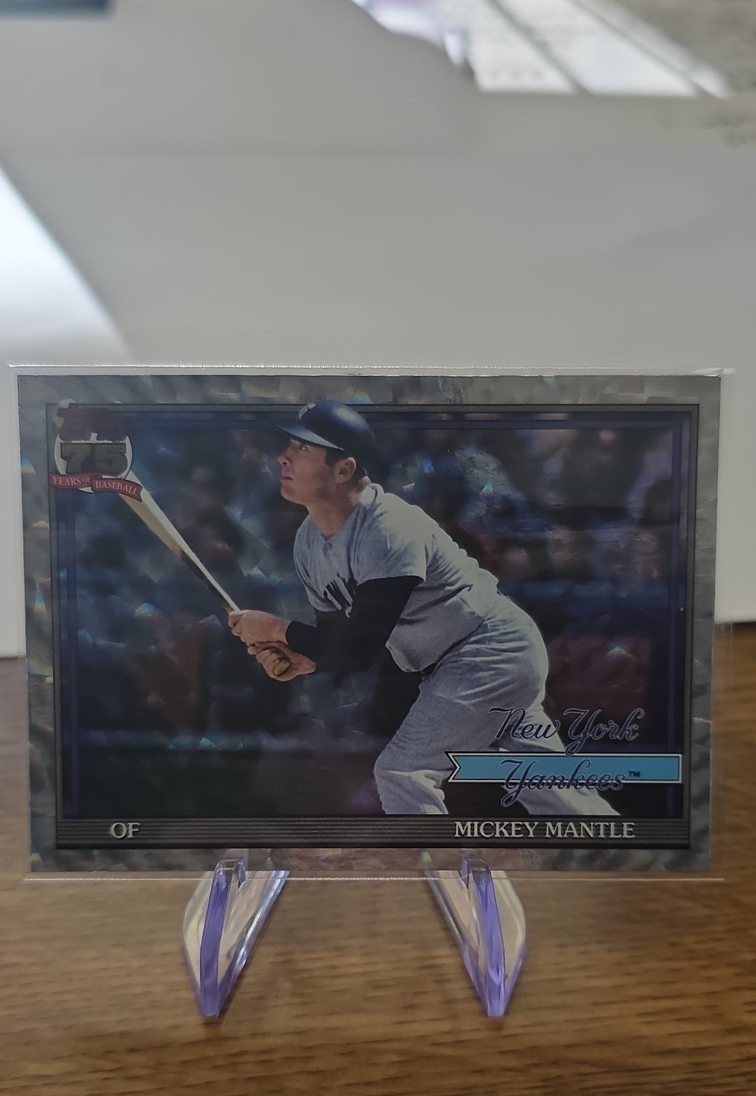 2026 Topps Series 1 – 1991 Topps Baseball Mickey Mantle #T91-48 Crackle…