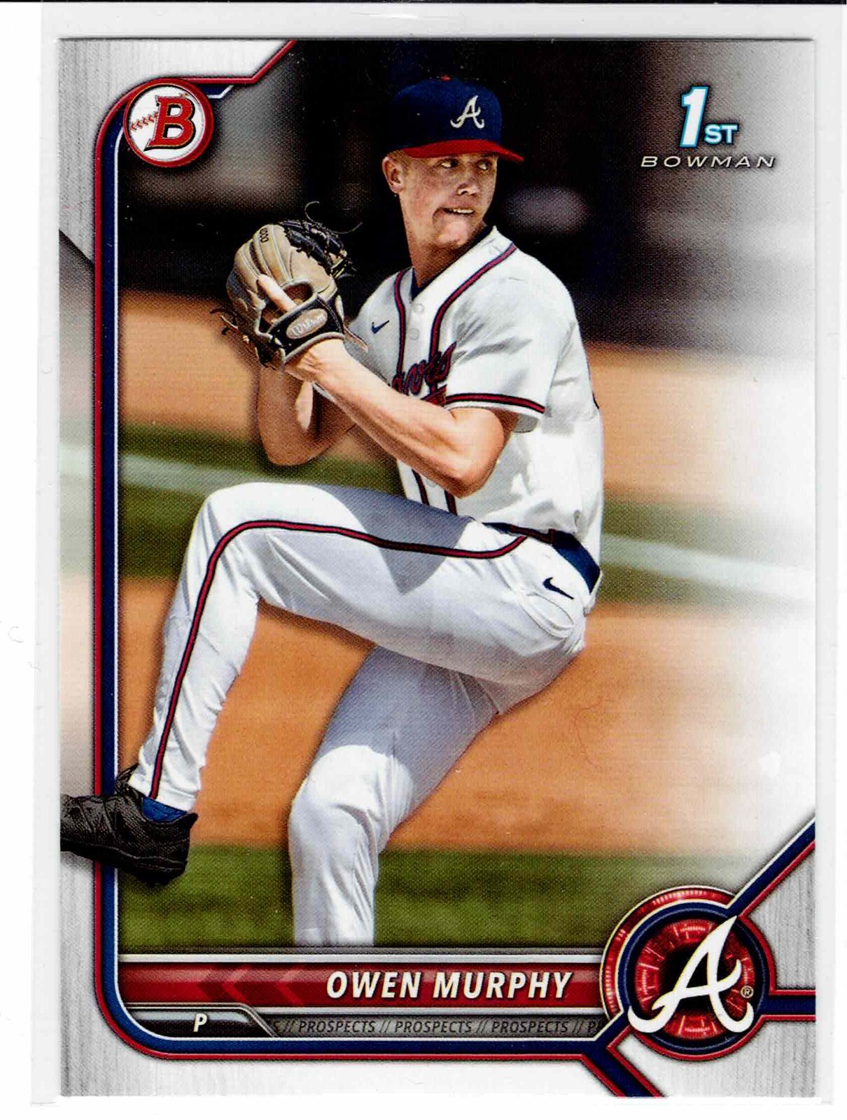 Owen Murphy Atlanta Braves 2022 Bowman Draft 1st Bowman