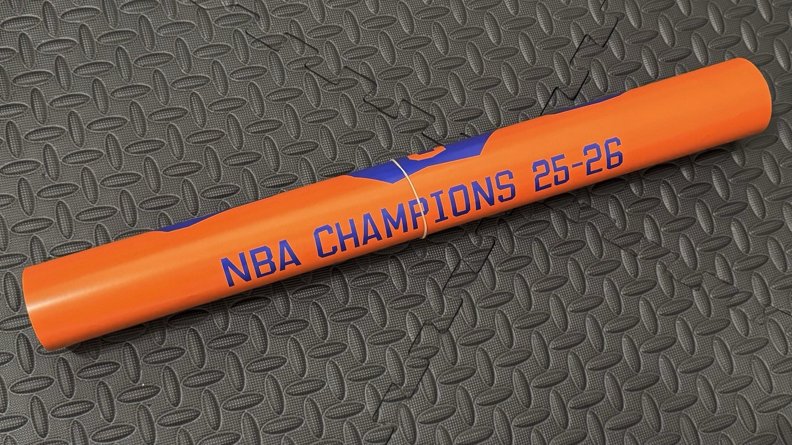 NIKE X GROTESK NEW YORK KNICKS 2026 NBA FINALS CHAMPIONS APPLES POSTER