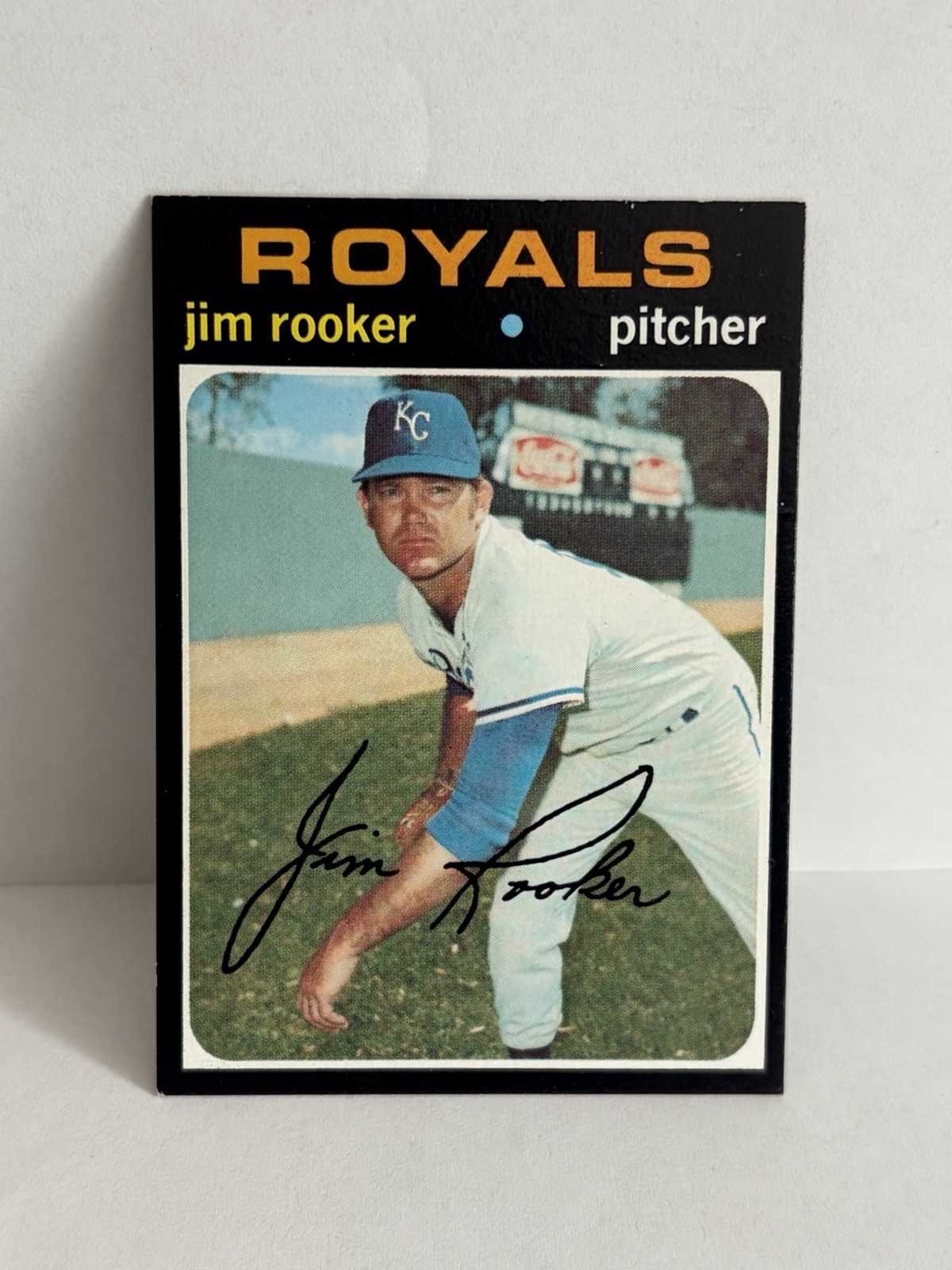 Jim Rooker 1971 Topps #730 Kansas City Royals