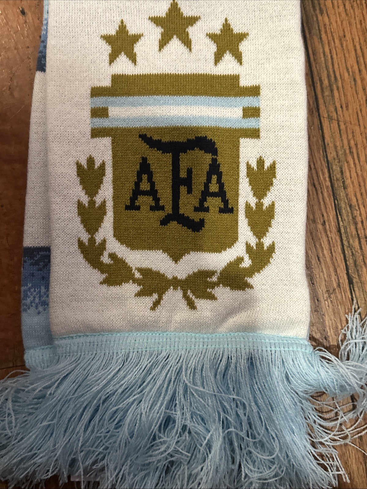 Brand New adidas Argentina 2026 Soccer Scarf KE1385 Icey Blue White