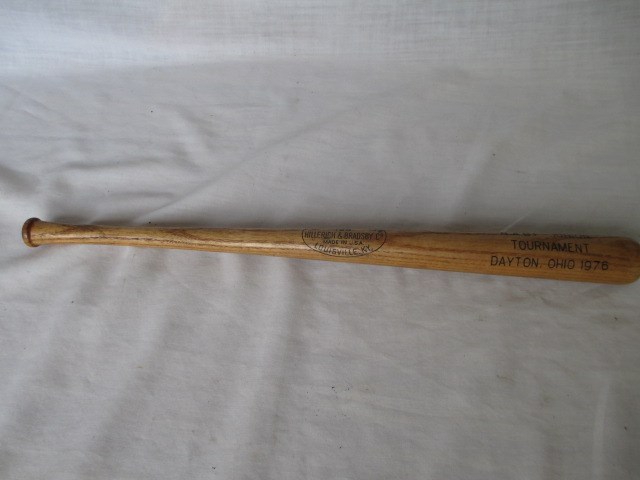 N.A.B.F. Junior Tournament Dayton OH. 1976 Mini Bat N.A.B.F. vintage
