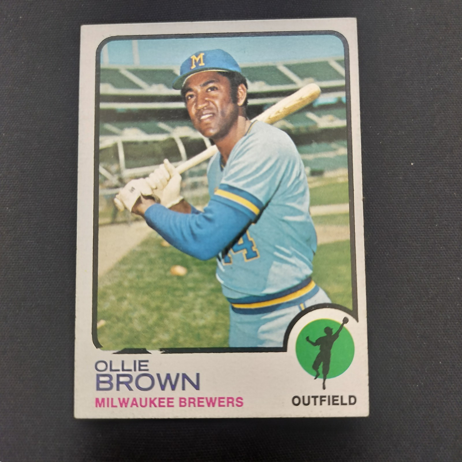 1973 Topps #526 Ollie Brown Border Gap Variation NRMT – FREE Shipping!