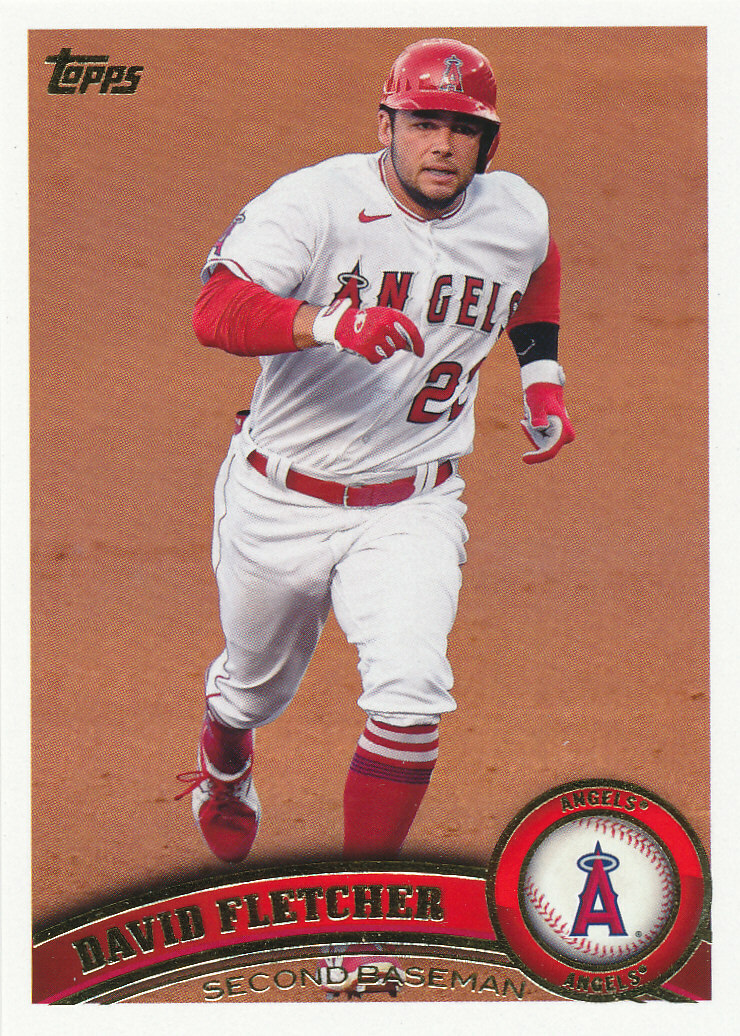 David Fletcher 2021 Topps Archives Topps #270 Angels baseball card