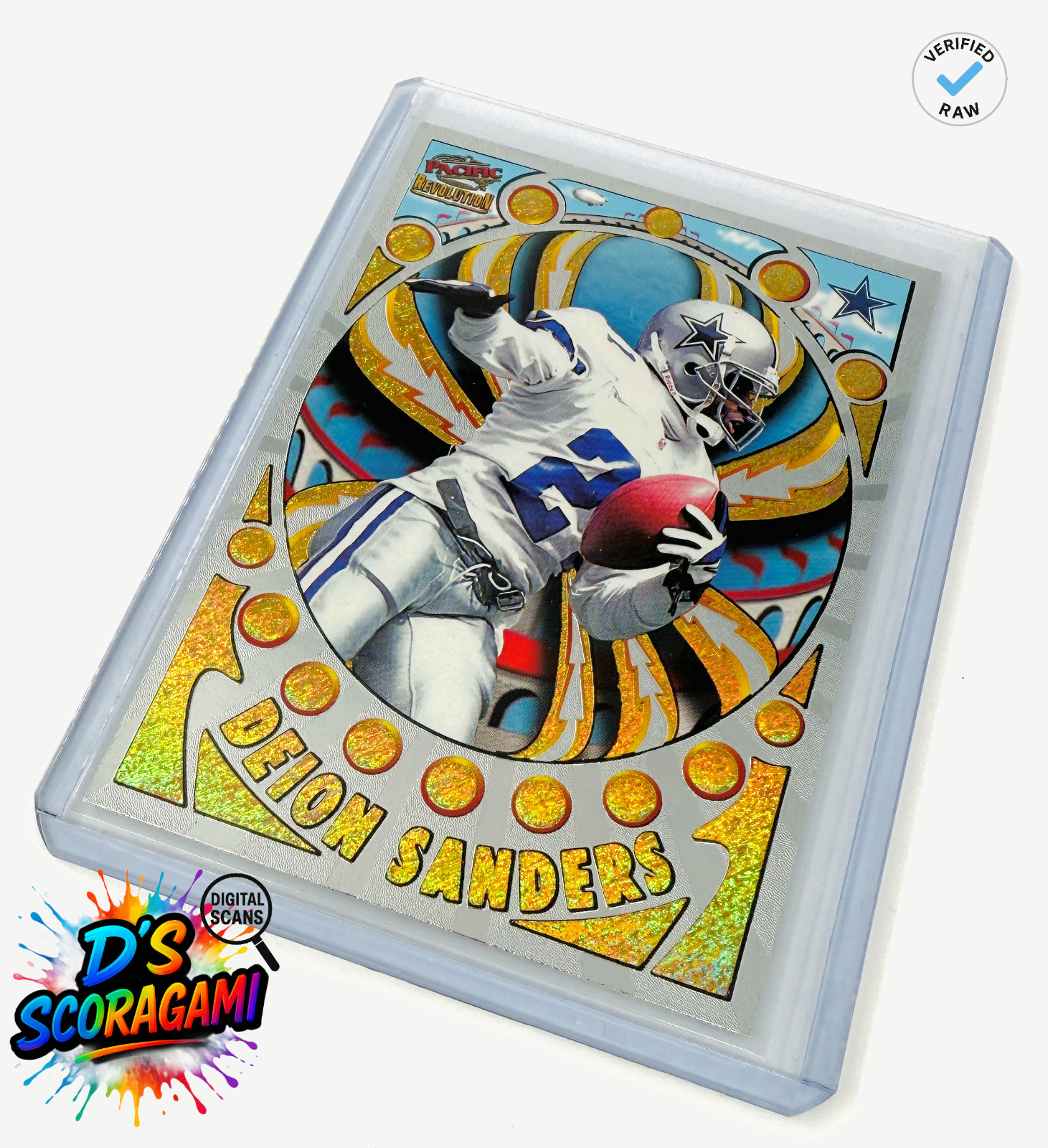 1997 Pacific Revolution Deion Sanders Silver #39