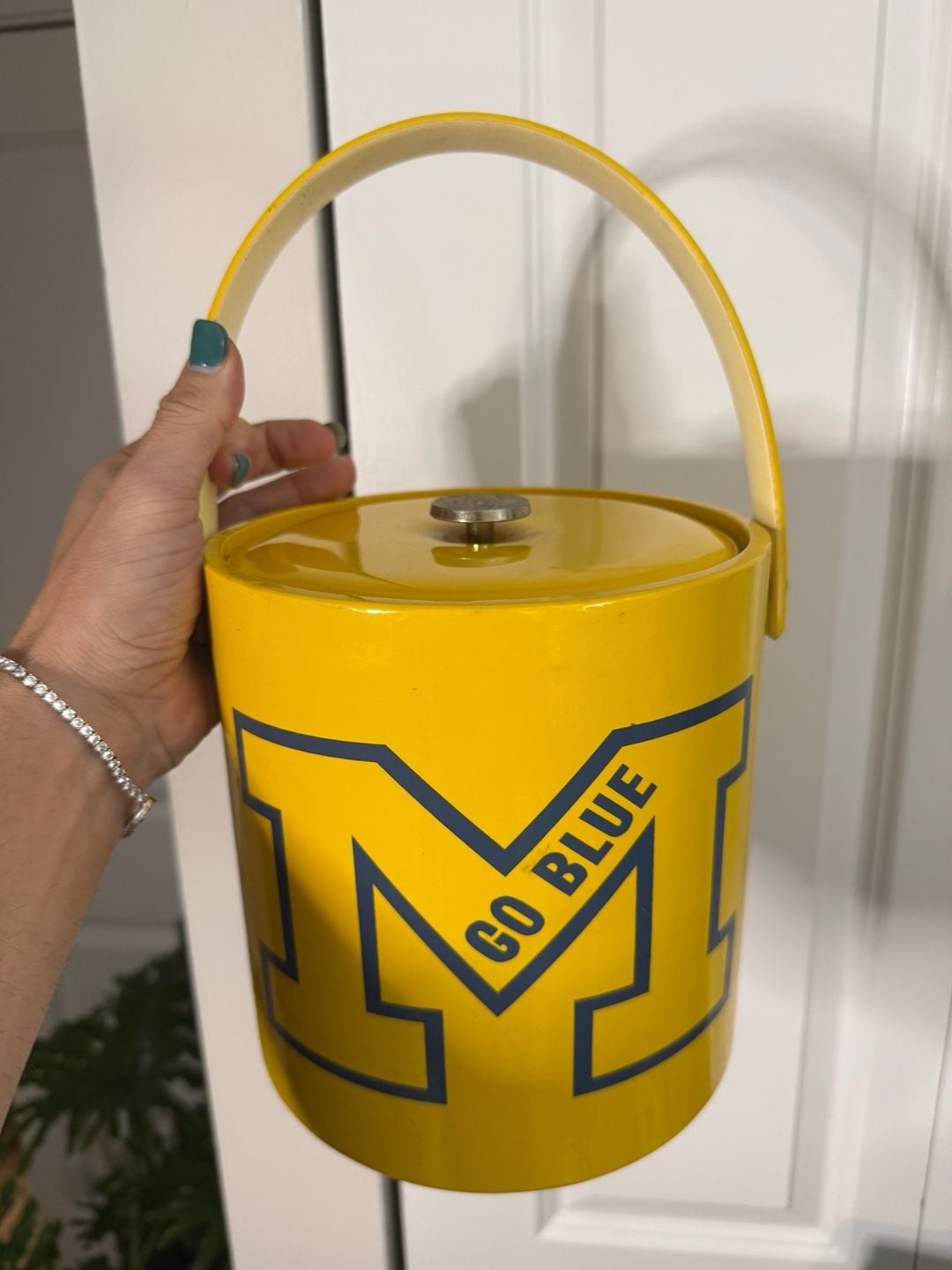 Vintage University of Michigan Wolverines Insulated Ice Bucket