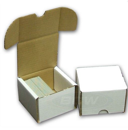 200 Count Cardboard Card Storage Box – Holds 175 Standard / 280 Gaming Cards