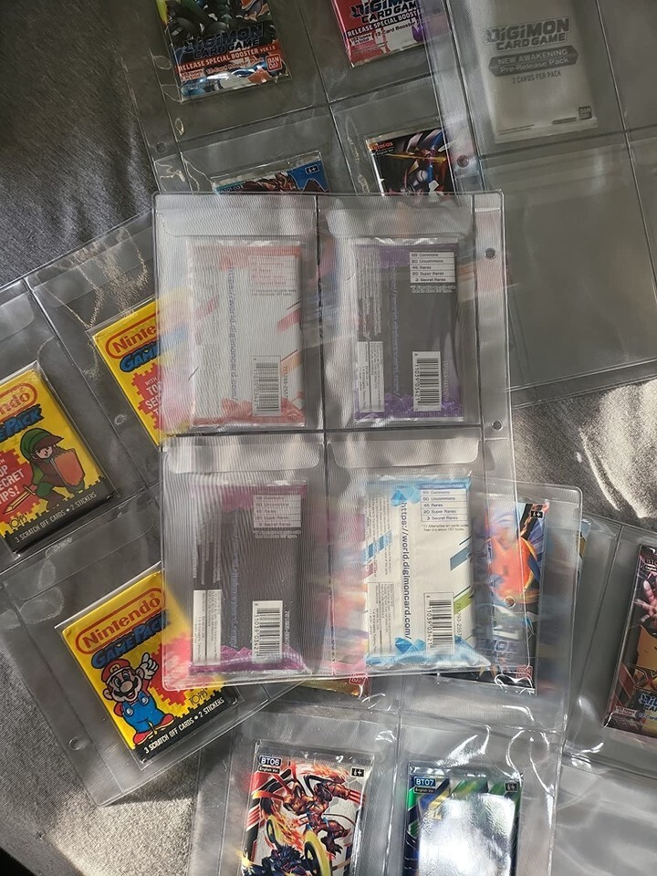Graded Card Slab Binder Pages For Storage 10 Pages Hold 40 PSA, BGS, CGC Cards