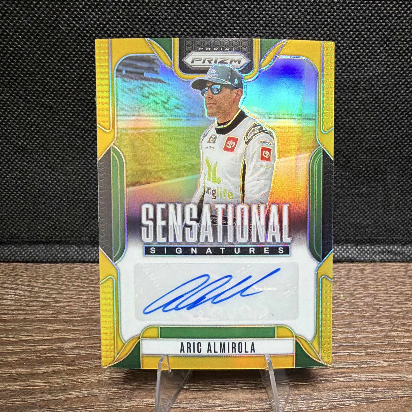 Panini 2025 Aric Almirola 6-Card Prizm Racing Sensational Signatures Autos