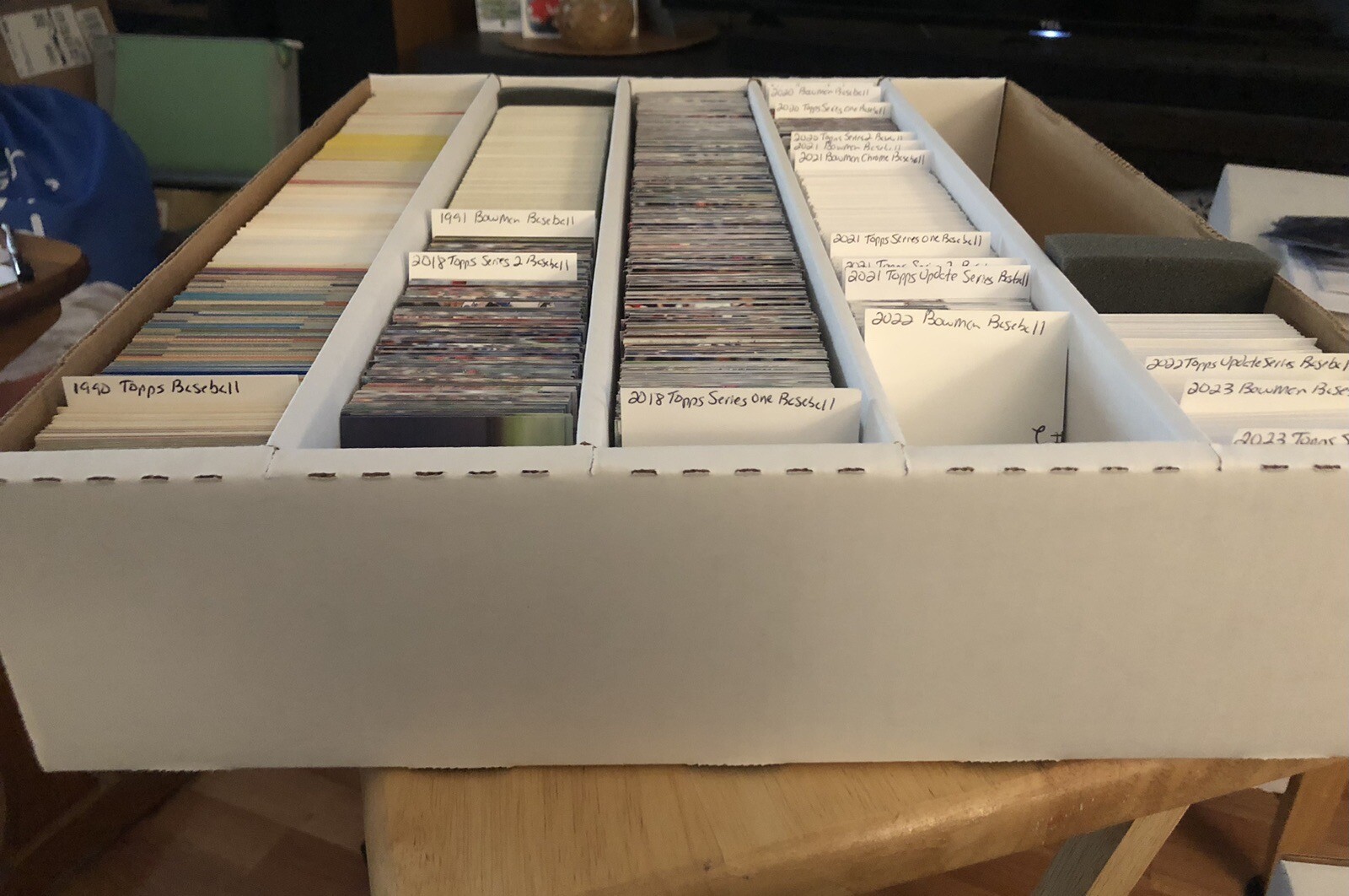 Trading & Sports Card Dividers Perfect Fit for 5,000 Count Boxes (20) Per Pack