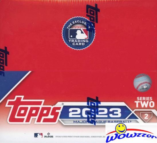 2023 Topps Series 2 Baseball Retail 24ct Factory Sealed 12 Box CASE-4,608 Cards!