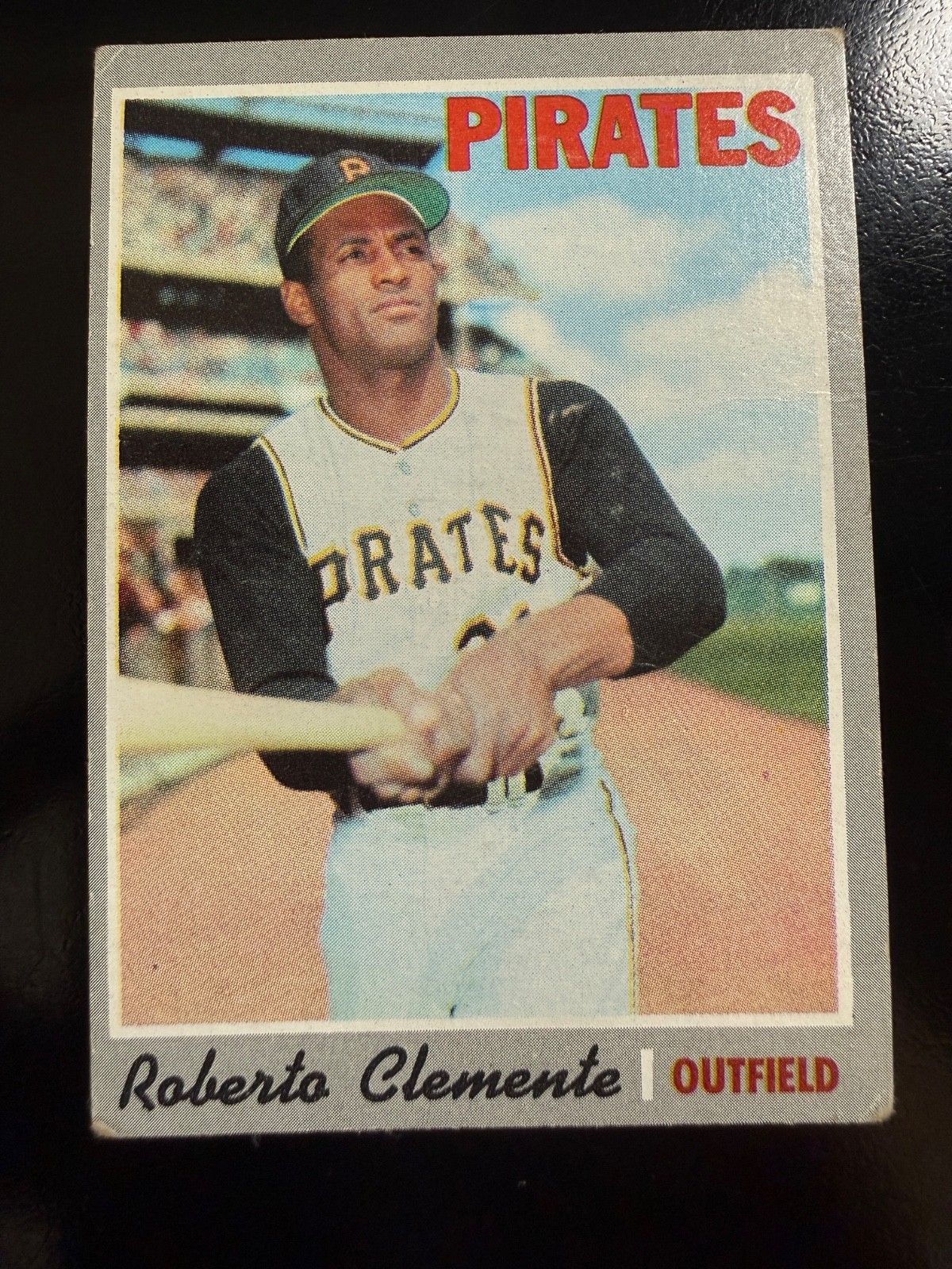 Topps 1970 Roberto Clemente Pittsburgh Pirates #350 VGEX SMALL WRINKLE LEFT