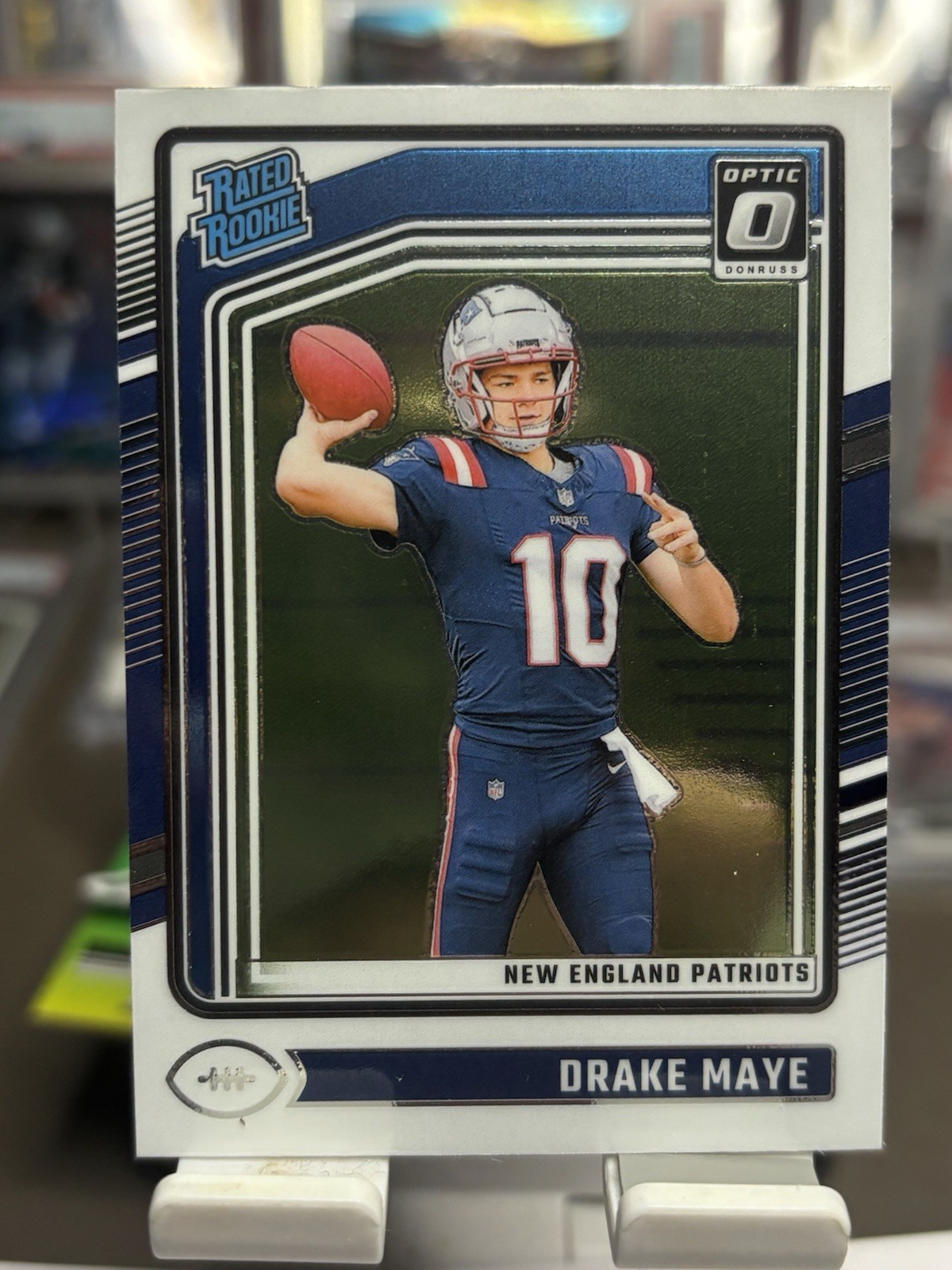 🔥 🏈 2024 Panini Donruss Optic #229 Drake Maye (RC) 🏈 🔥