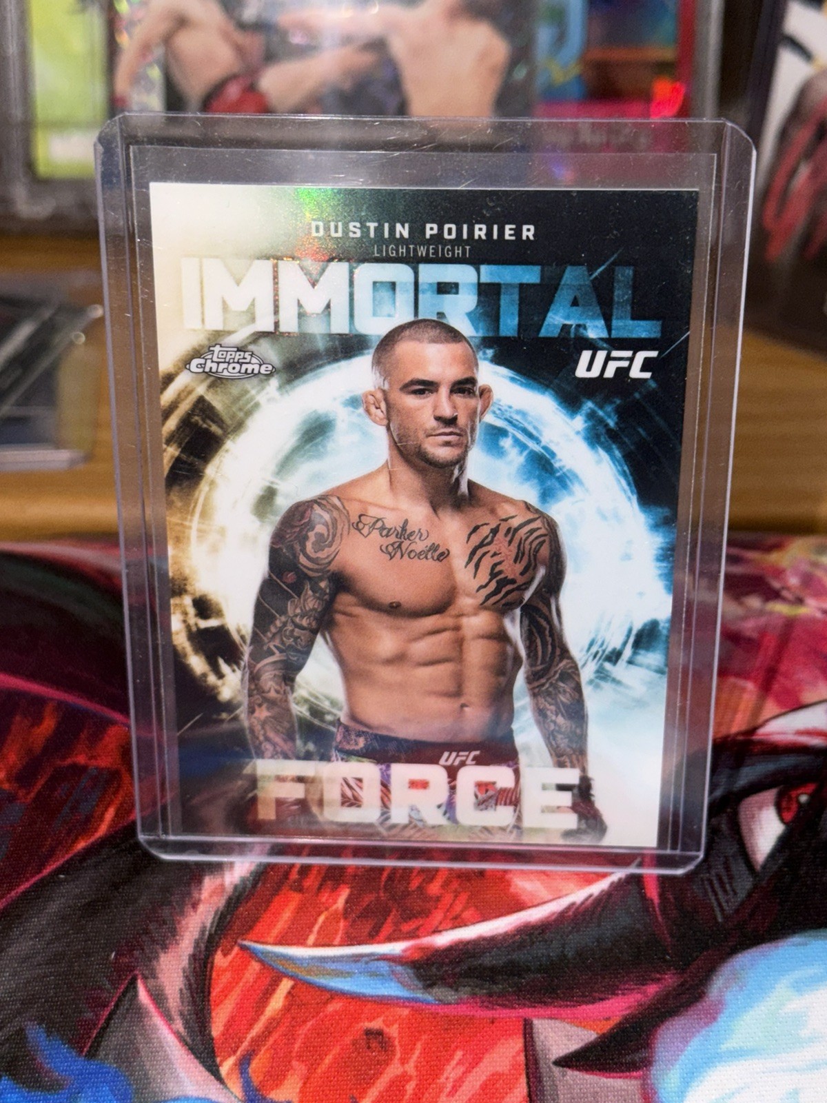 2026 Topps Chrome UFC Dustin Poirier Immortal Force #IF-12 SP Case Hit