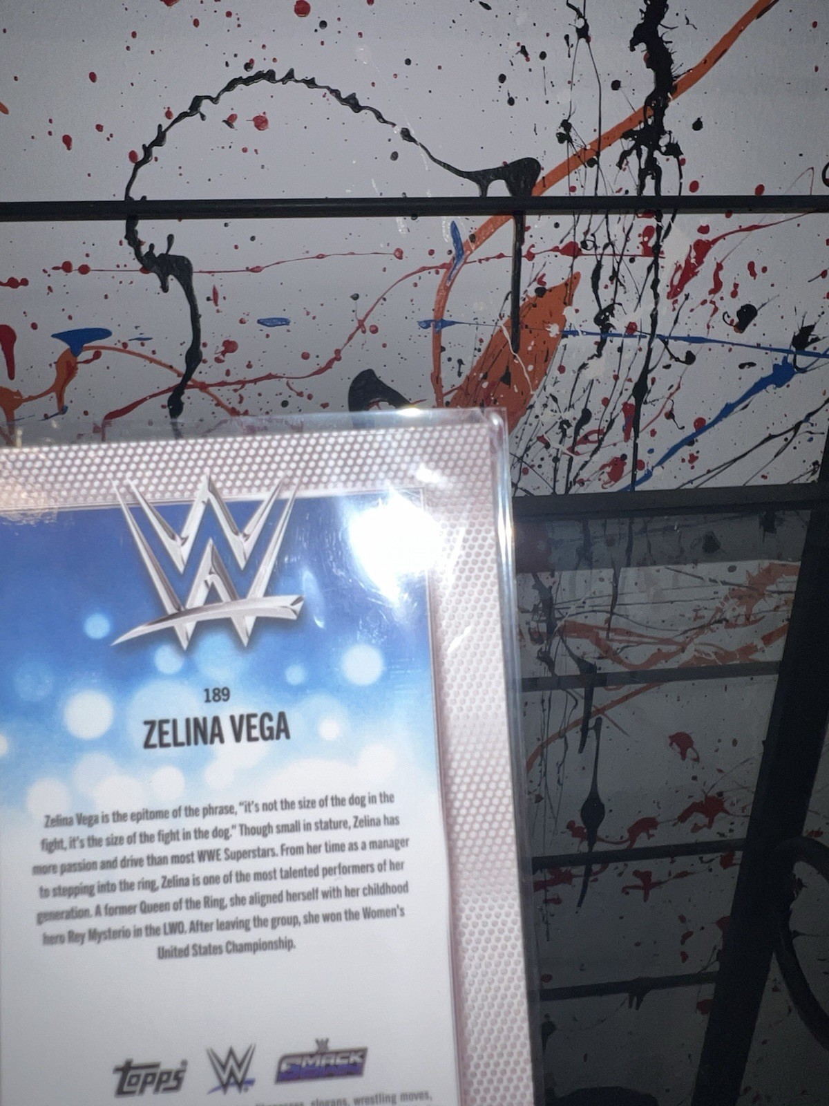 Topps 2026 Topps Chrome WWE Zelina Vega #189 Serial Numbered 3/12