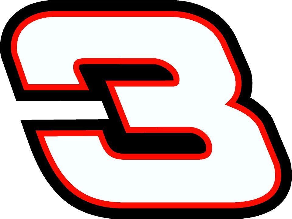 NEW FOR 2021 – #3 Austin Dillon Racing Sticker Decal – SM thru XL -Various color