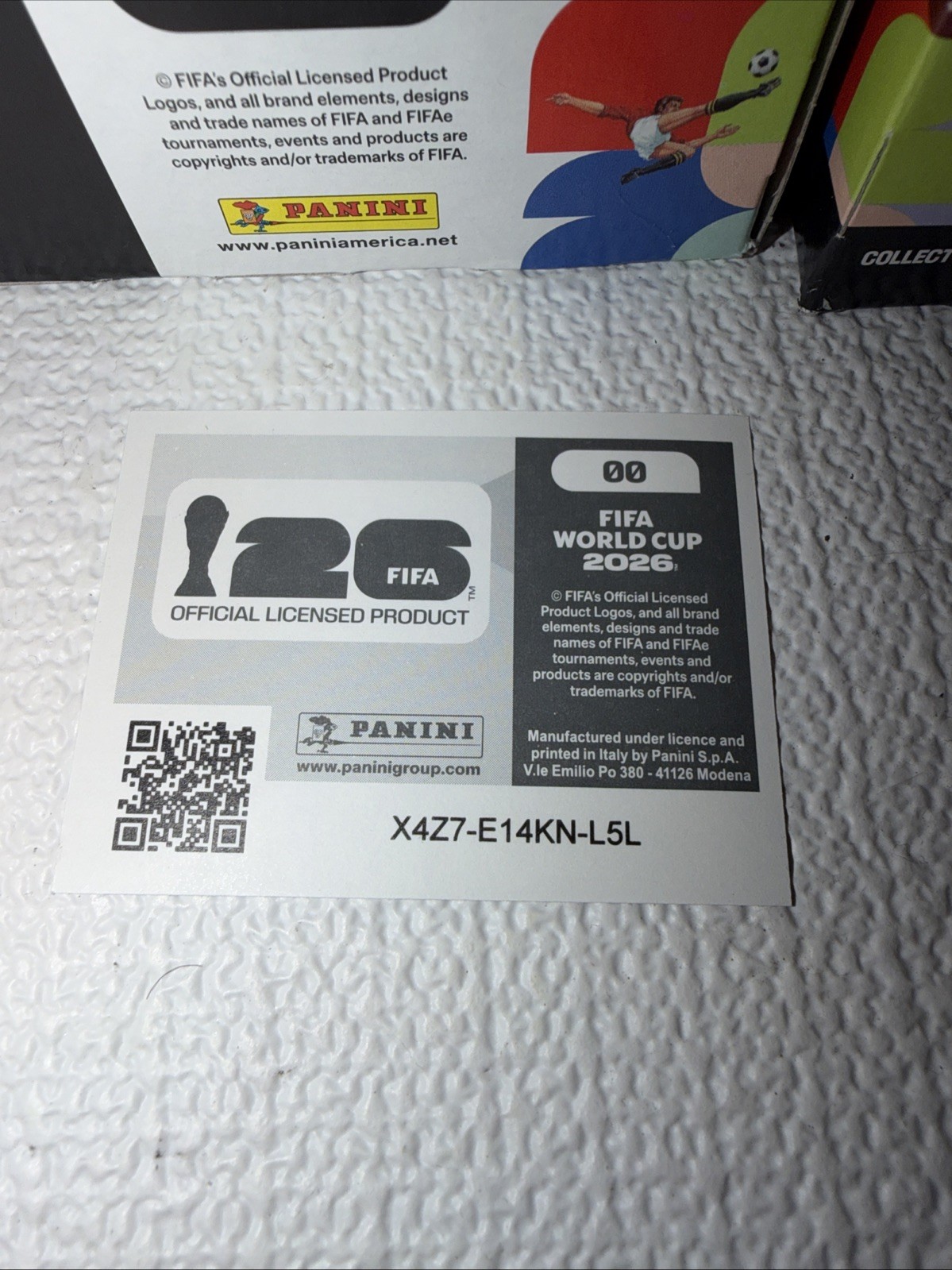 World Cup 2026 Panini 00 Sticker