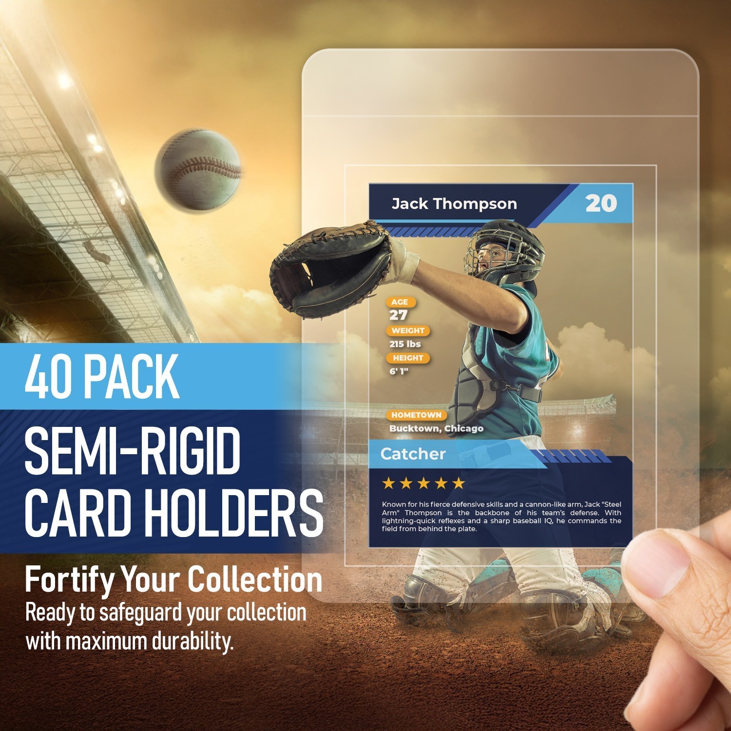 Semi Rigid Card Holders For PSA BGS SGC CSG – Slab Submission Protectors Sleeves