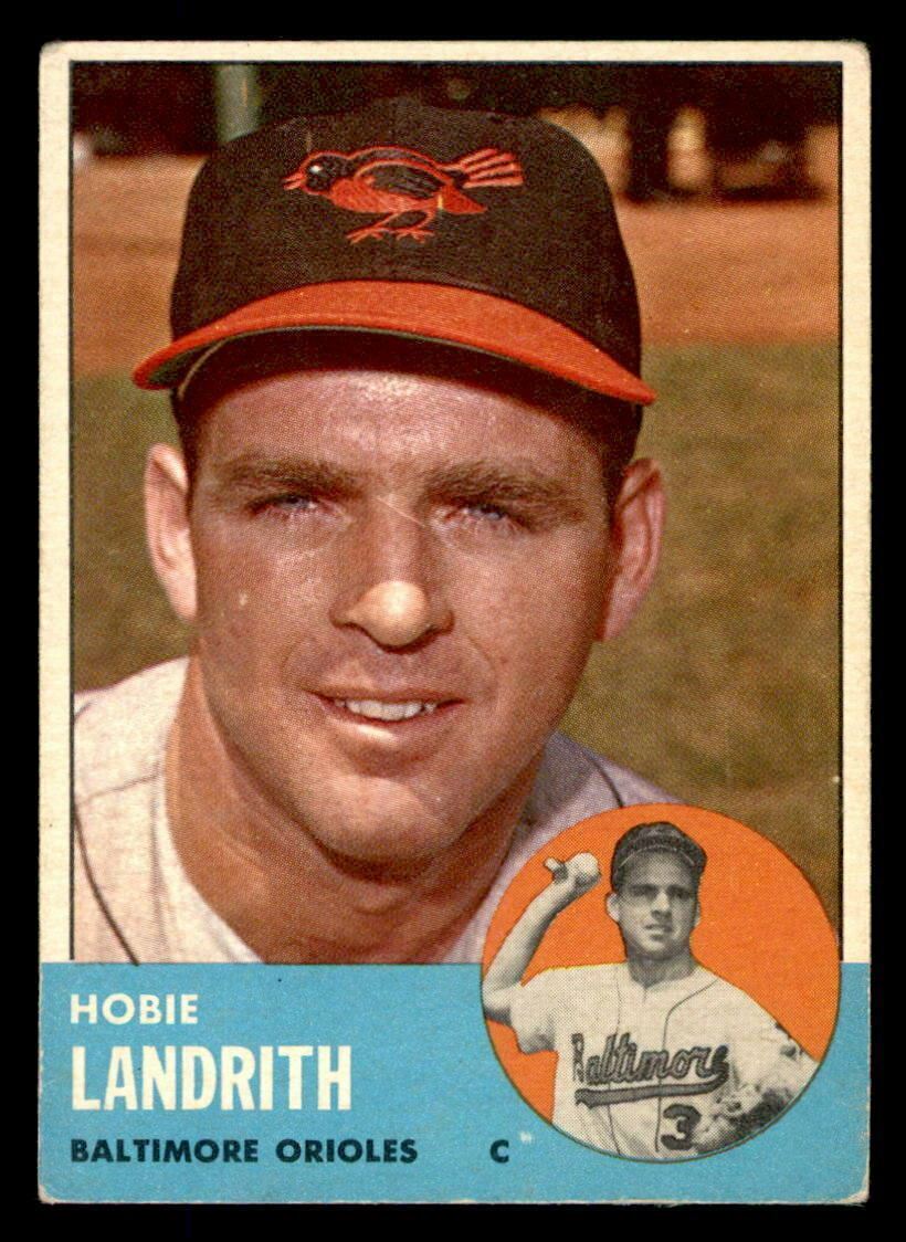 1963 Topps #209 Hobie Landrith VG