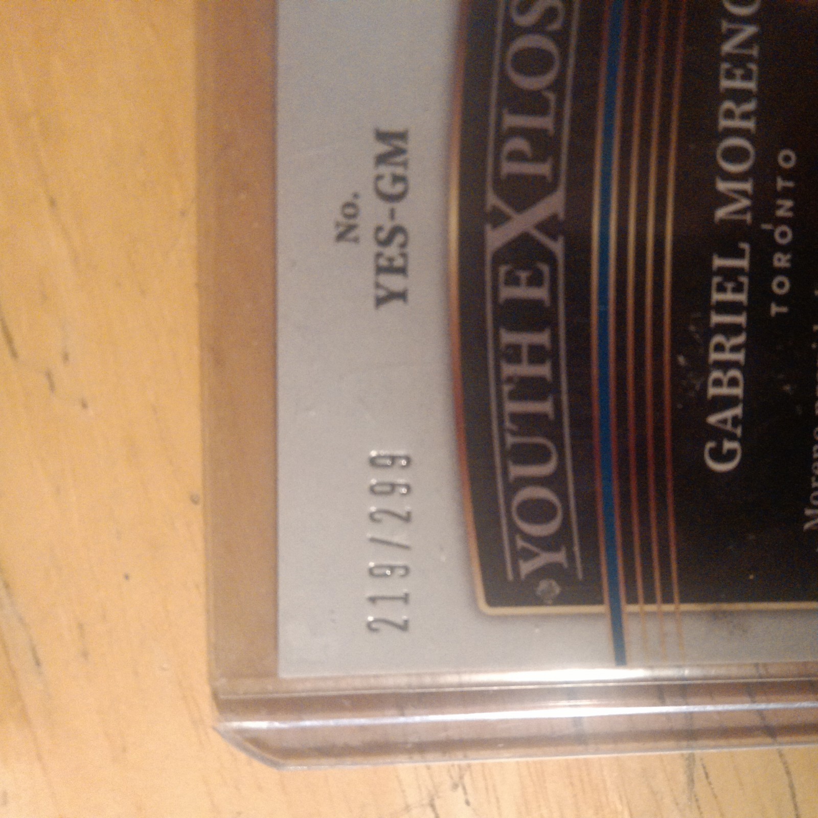 2022 Select Gabriel Moreno Youth Explosion Auto /299 #YES-GM