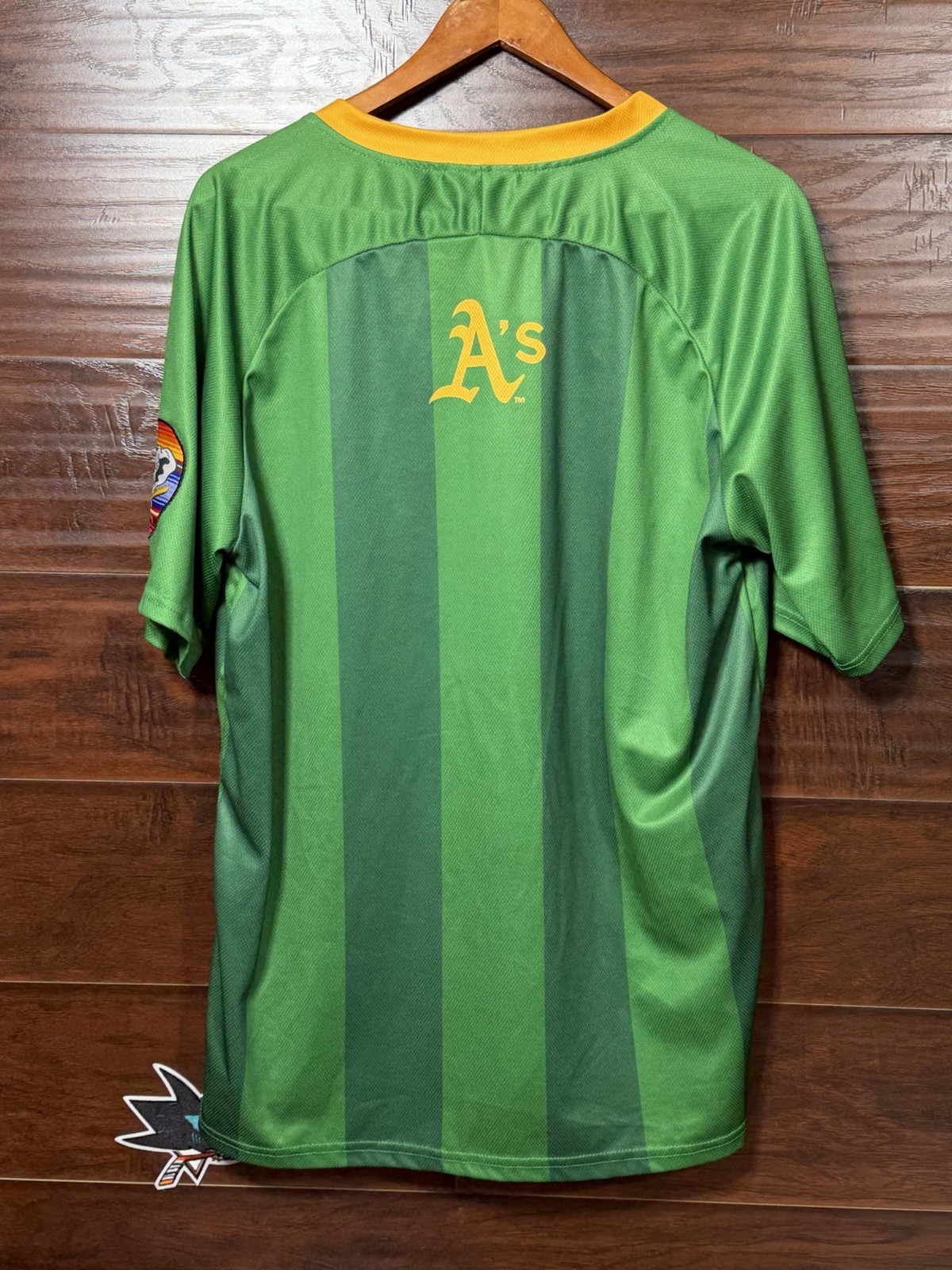 Oakland A’s Athleticos Latin Hispanic Heritage Futbol Soccer Jersey SGA Adult XL