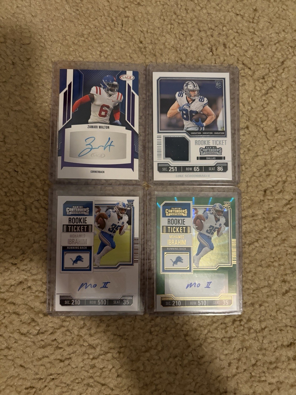 MLB, NFL, NBA Topps/Panini 23 Card Lot