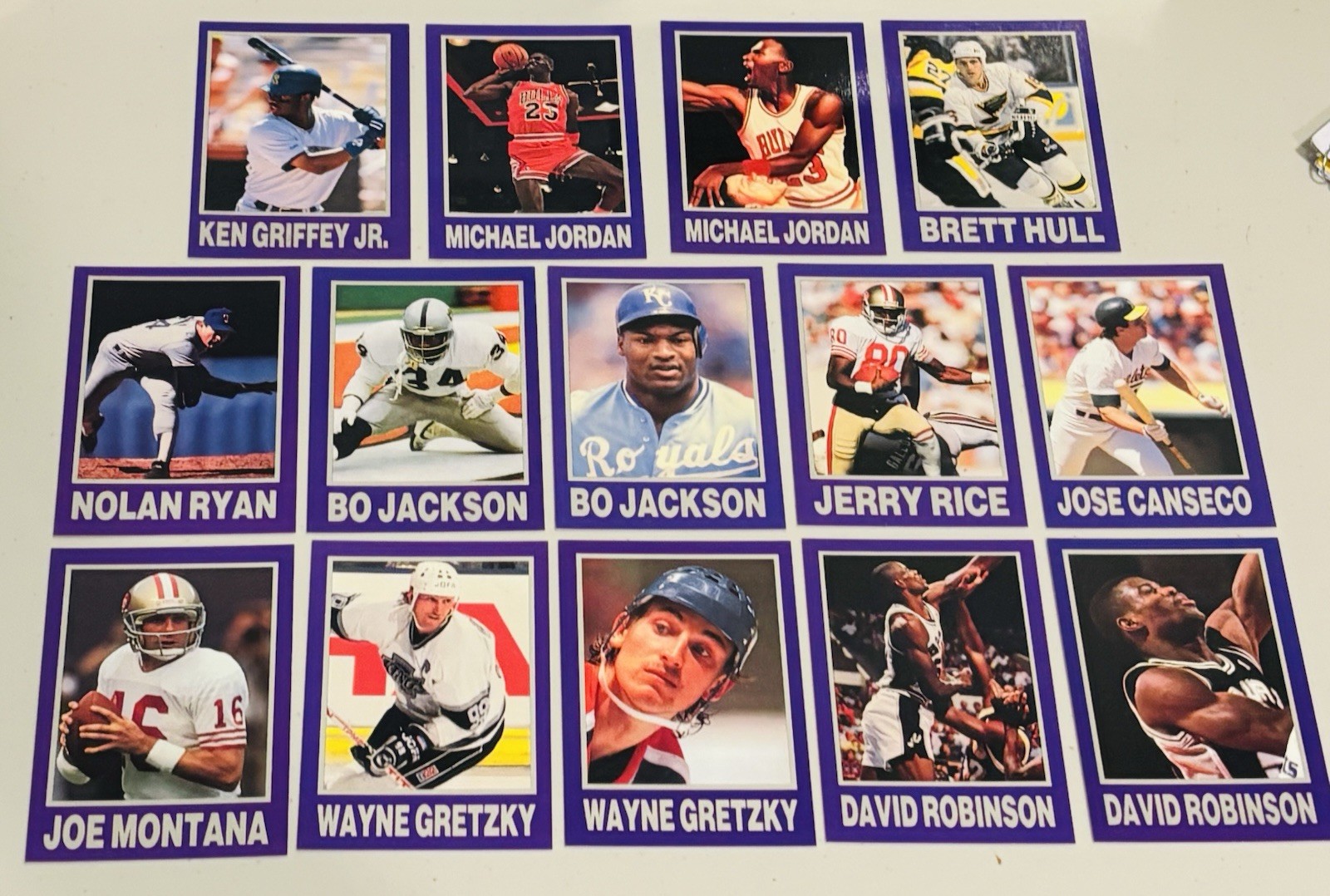 1990-91 Big League Starz Complete 14 Card Set • Promo • Jordan • Estate Sale