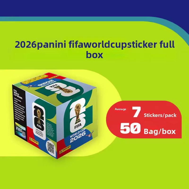 FIFA WORLD CUP 2026™ Official Sticker Collection Hot gift- Box of 50 Packets