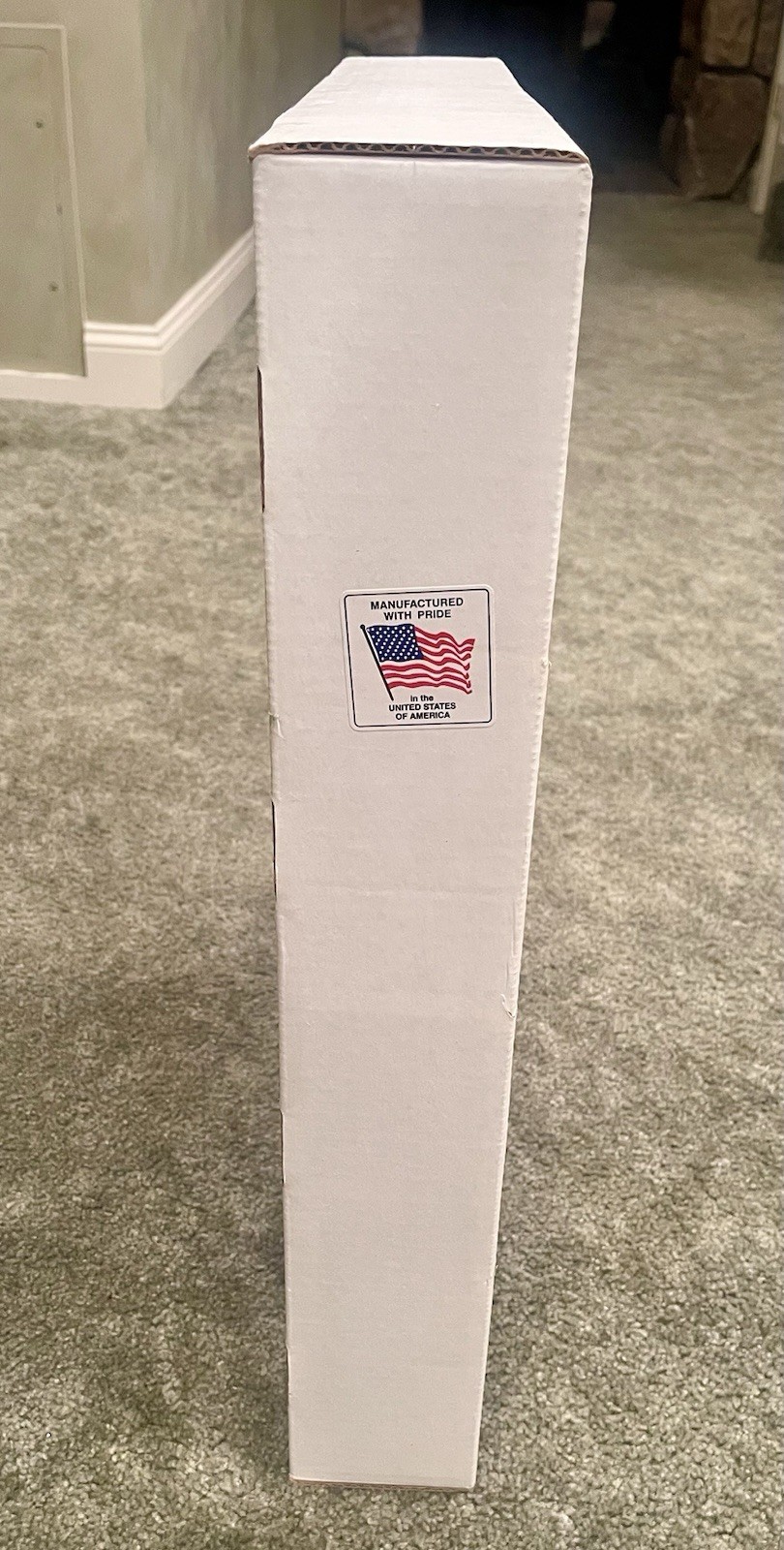 SPORTS CARD LARGE 8 COMPARTMENT STORAGE BOX (NO LID) 22.5”L X 19”W X 3.5”D-USED