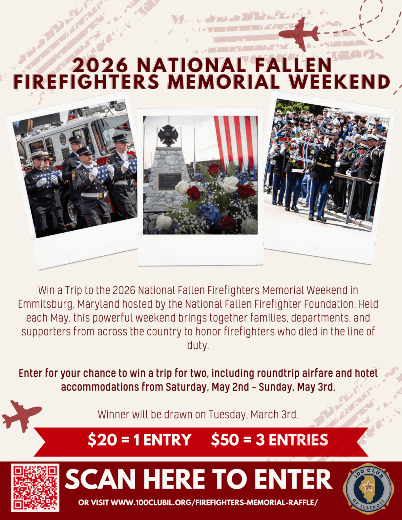 2026 national fallen firefighters memorial raffle